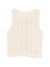 Bye Knitted cotton top
