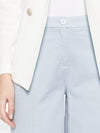 Via Masini 80 Cotton wide-leg trousers