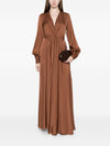 Silk95Five A-line skirt Palm Beach silk maxi dress