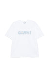 GANNI T-shirts and Polos WHITE
