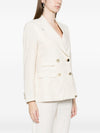 L.B.M. 1911 Linen blend double-breasted jacket