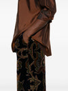 Pierre Louis Mascia Silk printed trousers