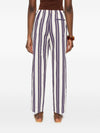 Forte Forte Striped drawstring trousers