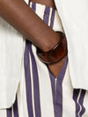 Forte Forte Striped drawstring trousers