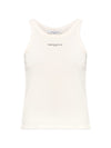 Maison Kitsuné Maison KitsunÃ© Logo cotton tank top
