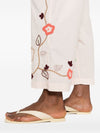 Forte Forte Embroidered cotton trousers