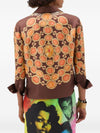 Versace Printed silk shirt