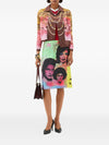 Versace IT Printed silk cardigan