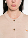 Maison Kitsuné Maison KitsunÃ© Baby Fox wool cardigan