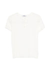 Base Linen and cotton blend t-shirt