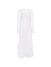 Forte Forte V-back Lace long dress
