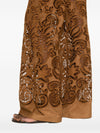Ermanno Firenze Suede leather effect trousers