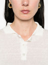 Base Linen and cotton blend polo shirt