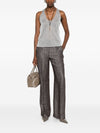 Via Masini 80 Pinstriped trousers