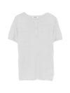 Base Linen and cotton blend t-shirt