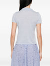 Base Linen and cotton blend polo shirt