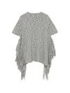 Mrz Cotton fringed t-shirt