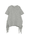 Mrz Cotton fringed t-shirt