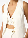 Elisabetta Franchi Linen blend vest