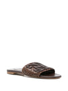Casadei Leather flat sandals