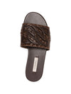 Casadei Leather flat sandals