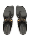 Sergio Rossi Leather thong sandals