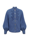 Zimmermann Denim applique shirt