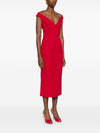 Solace London V-neck sleeveless Monica midi dress