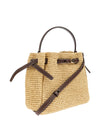 Tory Burch Romy straw bucket bag