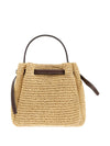 Tory Burch Romy straw bucket bag
