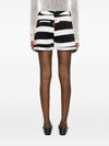 Alessandro Enriquez Striped cotton shorts