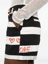 Alessandro Enriquez Striped cotton shorts