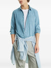 Maison Kitsuné Maison KitsunÃ© Profile Fox cotton shirt