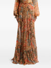 Etro Printed long skirt