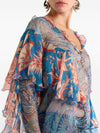 Etro Printed silk blouse