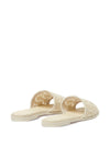 Fabiana Filippi Knitted flate sandals