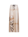 Pierre Louis Mascia Printed silk trousers