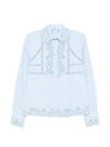 Ermanno Scervino Embroidered cotton shirt