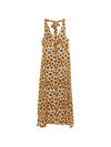 Alessandro Enriquez V-neck Printed long dress