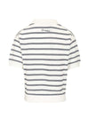 Dunst Cotton blend striped polo shirt