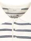 Dunst Cotton blend striped polo shirt