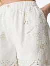 Forte Forte Emroidered cotton shorts