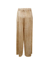 Avant Toi Silk flared leg trousers