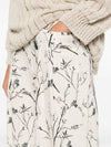 White Sand Printed wide-leg trousers