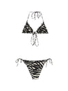 Ermanno Scervino Printed triangle bikini set