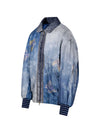 Pierre Louis Mascia Printed silk bomber jacket