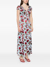 Alice + Olivia Tara printed long dress