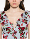Alice + Olivia Tara printed long dress