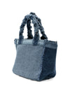 Ganni Denim small tote bag