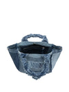 Ganni Denim small tote bag